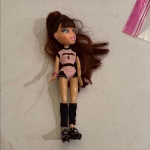 Fashion Doll with Pink and Black Outfit